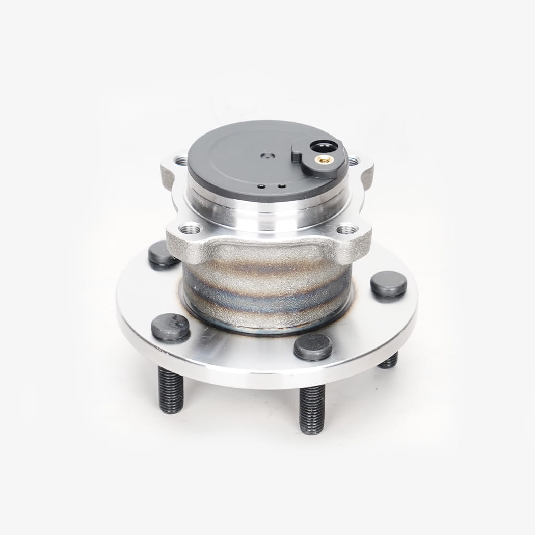 HANHUB 512347 Rear Wheel Hub and Bearing Assembly Compatible with Mazda 3 3 Sport 5 Replaces HA590099 BR930681 VKBA6801 713615750 R17036 HUB040-T35 3N61-2C299A BBM22615XB BP4K2615XB BP4K2615XC BP4K2615XD 5-Lug